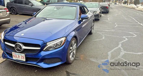 2017 Mercedes-Benz C 300 4Matic из США, поврежденный, VIN WDDWK4KB8HF510265